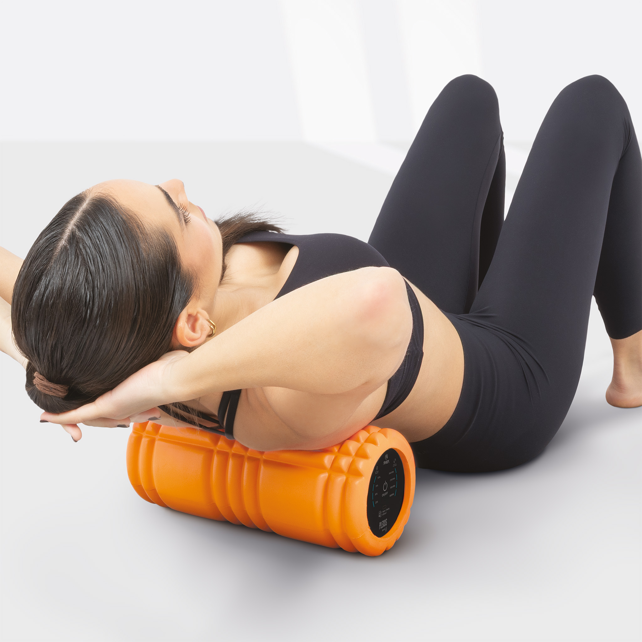 Foam Roller Ηλεκτρικό Plexus Shock - Πορτοκαλί