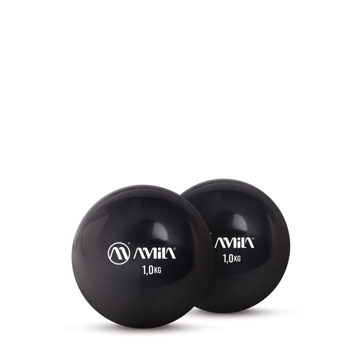 AMILA Palm Ball Two-Pack 1,0Kg Μαύρο