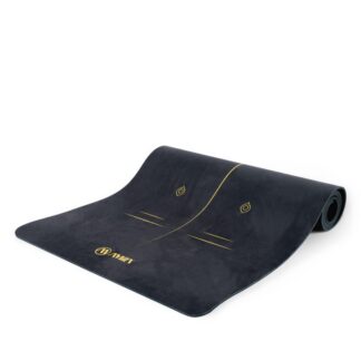 Στρώμα Yoga Pilates Mantala TPE & Suede 173x60x0,6cm - Μαύρο