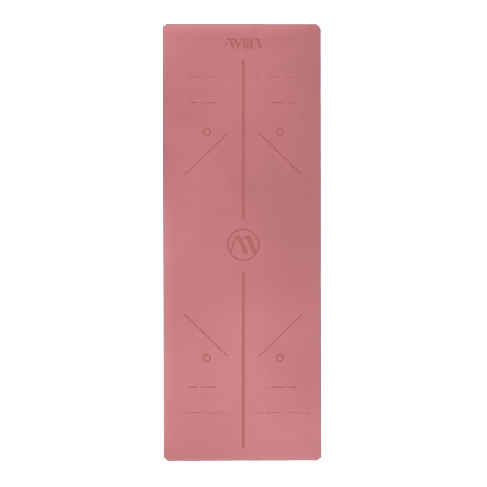Στρώμα Yoga Pilates Trinity PU 183x65x0,4 cm - Rose Pink