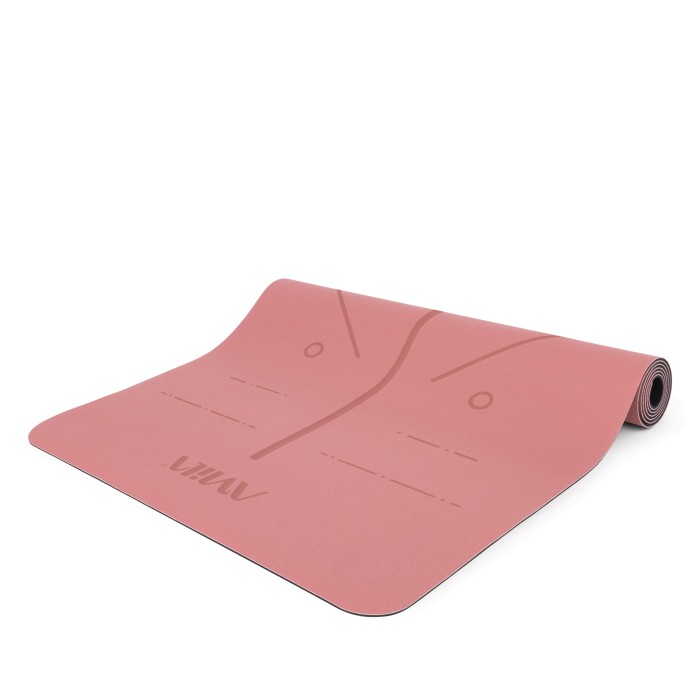 Στρώμα Yoga Pilates Trinity PU 183x65x0,4 cm - Rose Pink